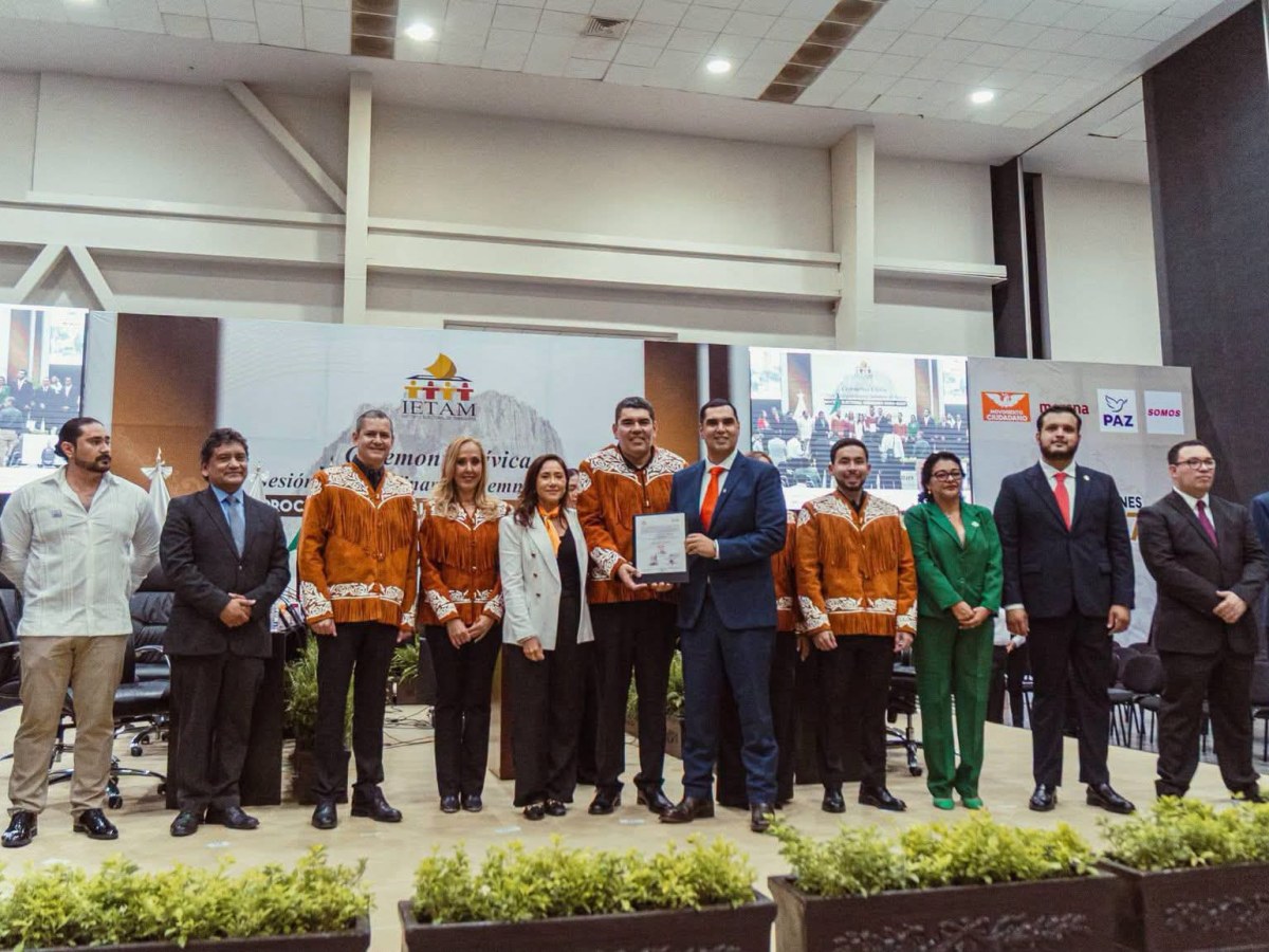 🔴#Matamoros: MC recibe constancia del IETAM para participar en el Proceso Electoral&nbsp;2026-2027